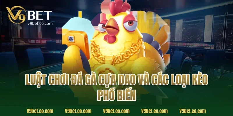 Luật chơi đá gà cựa dao và các loại kèo phổ biến
