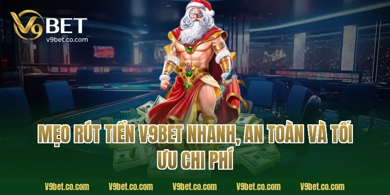 Mẹo rút tiền V9Bet nhanh, an toàn và tối ưu chi phí